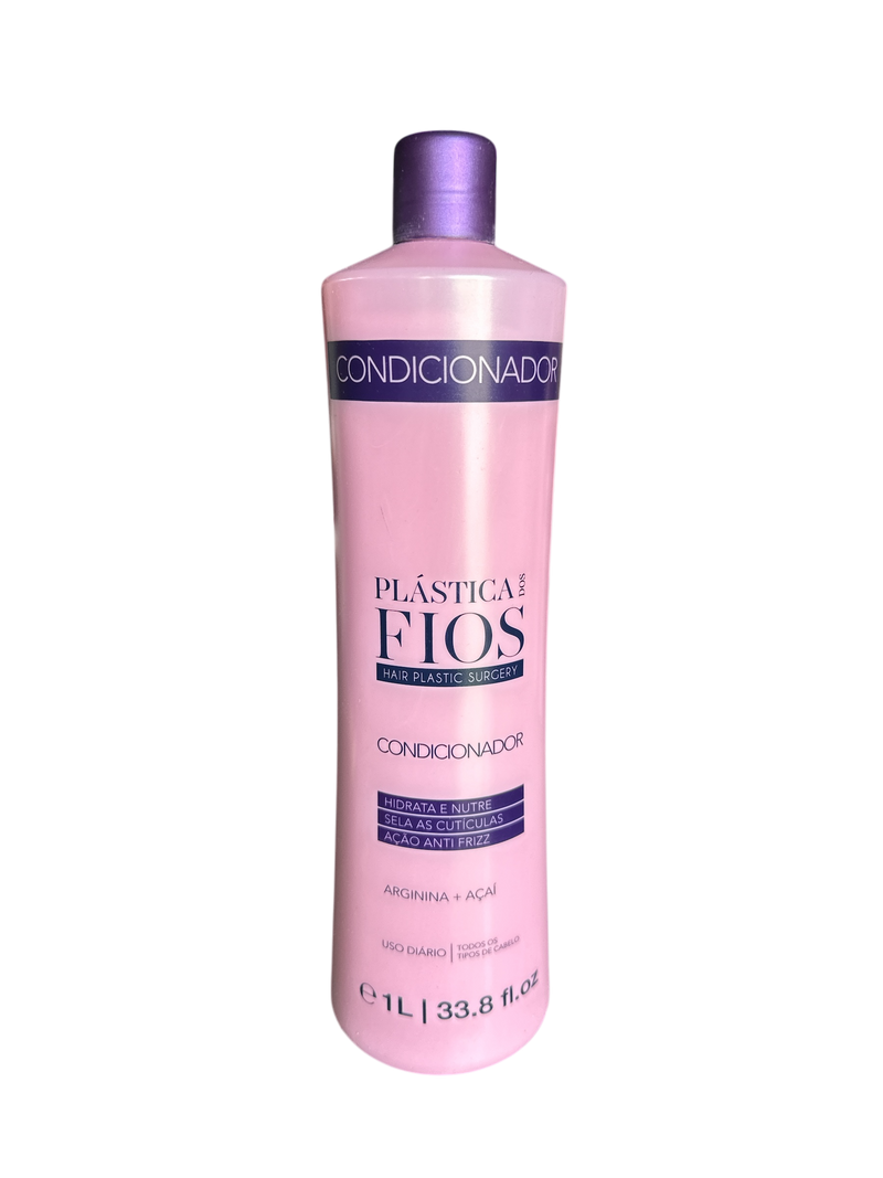 Cadiveu Plastica Dos Fios Conditioner For  Hair Hydration And Nutrition  34fl 0z 1000ml - Keratinbeauty