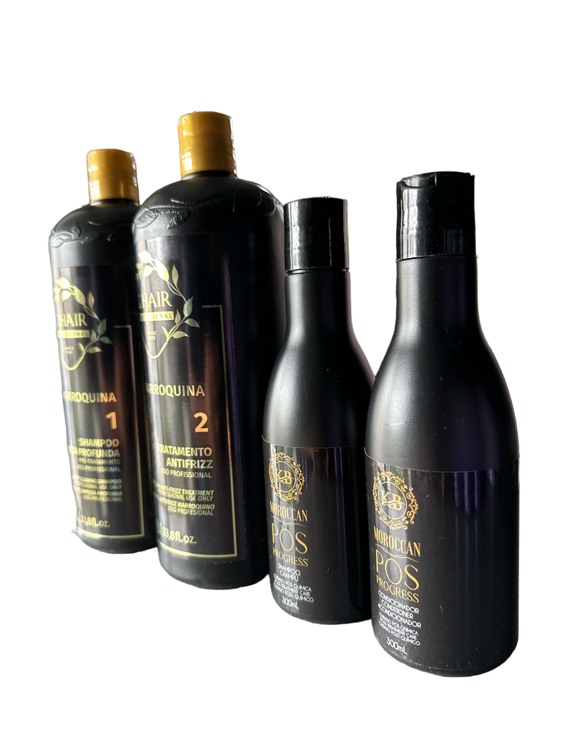 KB Moroccan Ultimate Hair Straightening & Post Restoration Duo  Maintenance Kit - Keratinbeauty