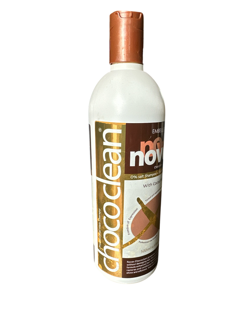 Novex Chococlean Chocolate Shampoo With Cocoa Protein 17fl.oz e 500ml - Keratinbeauty
